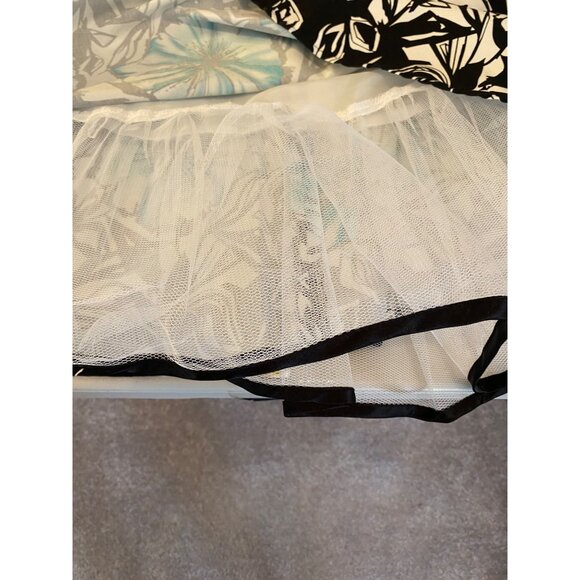 NWT Dressbarn Dress Floral Print Spaghetti Strap Fit & Flare Dress 8 Petite - Picture 7 of 12